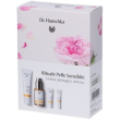 Dr hauschka kit rituale giorno & notte pelle secca & sensibile 1 latte detergente 30 ml + 1 lozione tonificante 30 ml + 1 siero notte 2,5 ml + 1 crema alla rosa 5 ml