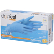 Dropfeel guanto in nitrile colore azzurro taglia s 100 pezzi 1000 pz g