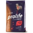 Dual fresh medium-large manzo oca e riso - alimento completo per cani adulti m-l 12 kg