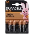 Duracell battery lr6/mn1500 10601 4 pz pile