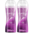 Durex massage 2in1 aloe vera gel lubrificante set da 2 2x200 ml lubrif