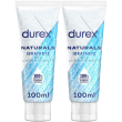 Durex naturals gel lubrificante idratante set da 2 2x100 ml lubrifican