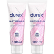 Durex® naturals gel lubrificante set da 2 2x100 ml