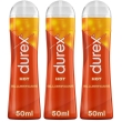 Durex play hot gel lubrificante 3x50 ml