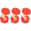 Ear plugs tappi auricolari in silicone farmacare® set da 3 3x2 pz tapp
