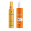 Eau thermale avene spray solare spf50 + rene furterer solaire fluido s