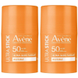 Eau thermale avene ultra stick spf50, alta protezione solare, finish i