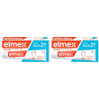 Elmex® dentifricio protezione carie set da 2 2x2x75 ml