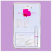 Emanuela biffoli set ricostruzione unghie tips colore naturale 20 pezzi + colla