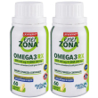 Enervit enerzona omega3rx epa 400 mg + dha 200mg set da 2 2x60 pz caps