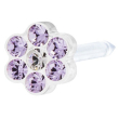 Ep mp daisy 5mm violet/crystal