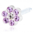 Blomdahl ep mp daisy alexandrite/rose