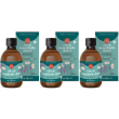 Erba vita olio di mandorle dolci per la pelle 3x200 ml soluzione