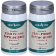 Erba vita riso rosso fermentato capsule set da 2 2x60 pz
