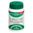 Esi linea benessere intestinale le dieci erbe polvere pressata in 100 tavolette