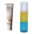 Etoo sun protection cream spf50 + after-sun biphasic spray 1 pz set