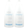 Eucare lenderm oil set da 2 2x400 ml olio