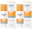 Eucerin oil control sun gel-creme tocco secco spf 30 50 ml set da 2 2x