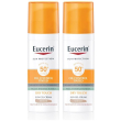 Eucerin® oil control tinted crema viso spf50+ tonalita media 50 ml 2x5