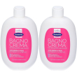 Euphidra amidomio bagno crema set da 2 2x400 ml additivo per il bagno