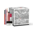 Euphidra cofanetto di natale una grande storia d'amore - lip art rossetto + matita occhi l0o9 prugna + ombretto cushion + matita labbra + illuminante all over + eyeliner