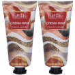 Euphidra crema mani fiori di cotone 2x50 ml