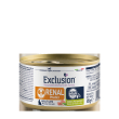 Exclusion monoprotein veterinary diet formula renal phase i pork & pea and rice cibo umido per gatti 85g
