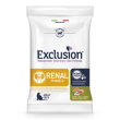 Exclusion monoprotein veterinary diet formula renal phase ii pork & pea and rice cibo umido per gatti 85g