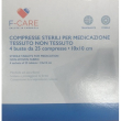 F-care 4 buste da 25 garze 10x10 cm tessuto non tessuto