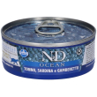 Farmina n&d cat ocean sea bass & sardine shrimp 7x80 g