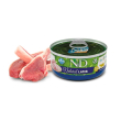 Farmina n&d natural con agnello wet food per gatti adult 70 g mangime