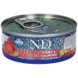 Farmina® n&d natural tuna & salmon wet food 6x70 g