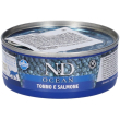 Farmina n&d ocean con tonno e salmone wet food per gatti adult 70 g