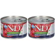 Farmina® n&d quinoa weight management mini wet food set da 2 2x140 g m