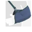 Fascia reggibraccio gr