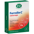 Ferrolin c integratore ferro vitamina c acido folico b12 per stanchezza - 30 capsule