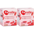 Ferrolip forte 30 stick packs da 1,8 g gusto limone set da 2 2x30x1,8