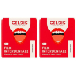 Filo interdentale geldis – fragola 2x1 st