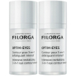 Filorga optim-eyes contorno occhi anti-fatica 3 in 1 2x15 ml
