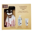 Fiocchi di riso cofanetto coccole rosa crema viso protettiva 30 ml + detergente corpo e capelli talco non talco 400 ml
