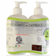 Fiocchi di riso detergente corpo/capelli talco 400 ml bipacco