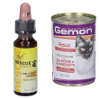 Fiori di bach rescue pet gocce + monge gemon salmone gamberetti gatti