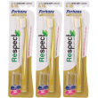 Forhans respect spazzolino ecologico 0,15 setole carbone 3x1 st
