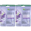 Garnier maschera in tessuto skin active hydra bomb lavanda, formula su