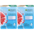 Garnier maschera in tessuto super idratante energizzante per pelli da