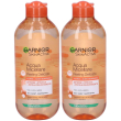 Garnier skinactive acqua micellare peeling delicato 1% pha + acido gli