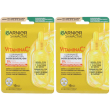 Garnier skinactive maschera in tessuto vitamina c set da 2 2x1 pz masc