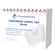 Garza compressa garza tessuto non tessuto senza filo di bario sterile monouso 18x40 cm pharmamentis 12 pezzi