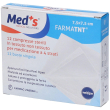 Garza compressa meds tessuto non peel open 7,5x7,5cm 12 pezzi