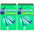 Gaviscon 500 mg/10 ml + 267 sospensione orale aroma menta set
